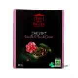 Thés de la Pagode Thé Vert Vanille & Fleur de Cerisier Bio - Vue 360°