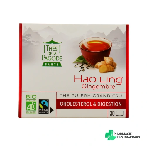 Thés de la Pagode Hao Ling Cholestérol - Vue 360°
