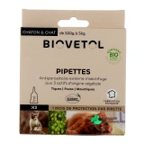 Biovetol Antiparasitaire Pipettes Chaton / Chat - Vue 360°