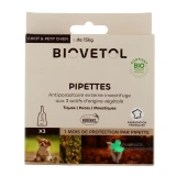 Biovetol Antiparasitaire Pipettes Chien - Vue 360°
