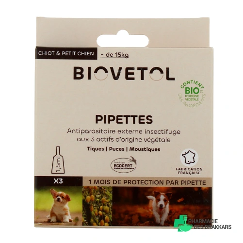 Biovetol Antiparasitaire Pipettes Chien