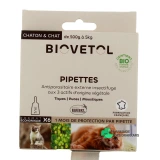 Biovetol Antiparasitaire Pipettes Chaton / Chat - Vue 360°