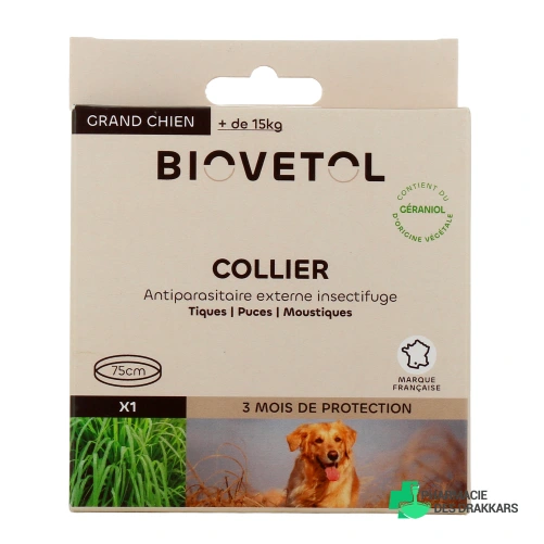 Biovetol Collier Antiparasitaire Chien
