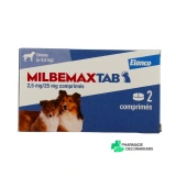 Milbemax Tab Vermifuge Chien - Vue 360°