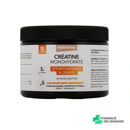 Nat & Form Créatine Monohydrate