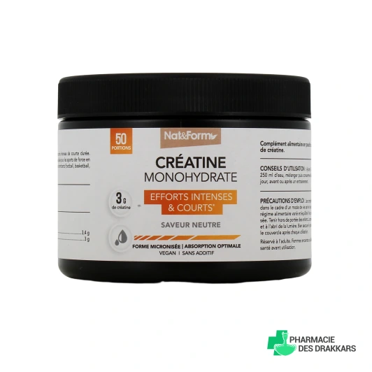Nat & Form Créatine Monohydrate