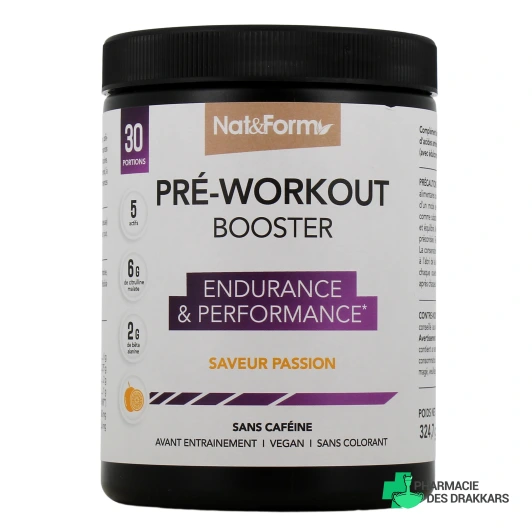 Nat & Form Pré-Workout Booster
