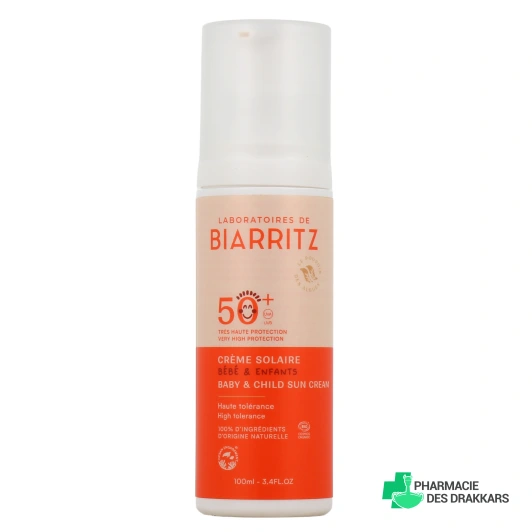 Laboratoires de Biarritz Crème Solaire Bébé et Enfant
