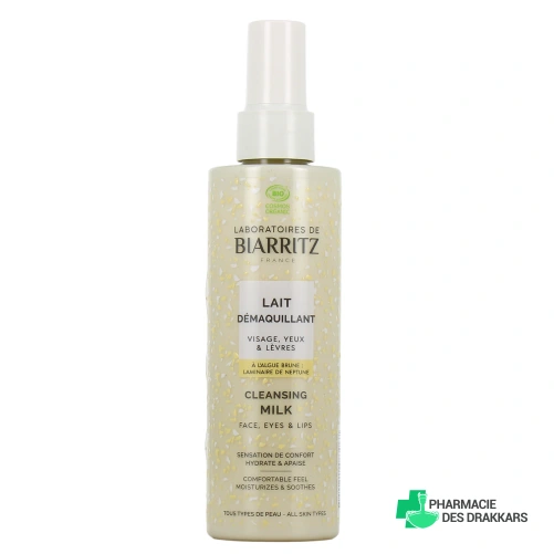 Laboratoires de Biarritz Lait Démaquillant Bio