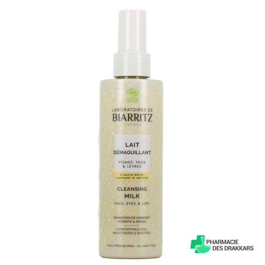 Laboratoires de Biarritz Lait Démaquillant Bio