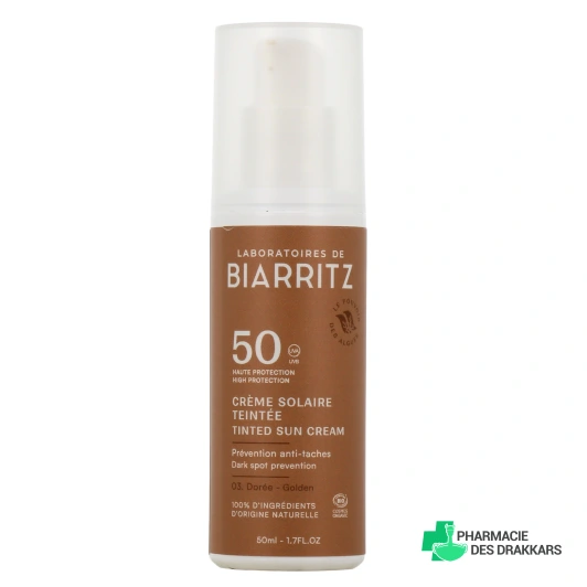Laboratoires de Biarritz Crème solaire teintée SPF50
