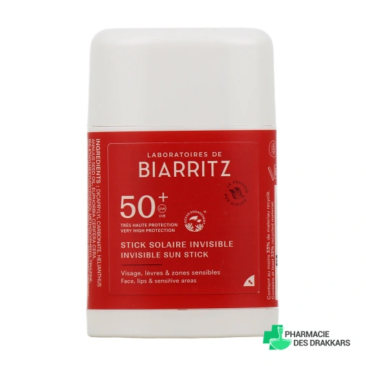 Laboratoires de Biarritz Stick Solaire Invisible SPF 50+