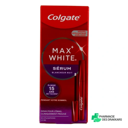 Colgate Max White Sérum Blancheur Nuit