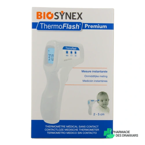 Biosynex ThermoFlash Premium Thermomètre médical Sans Contact