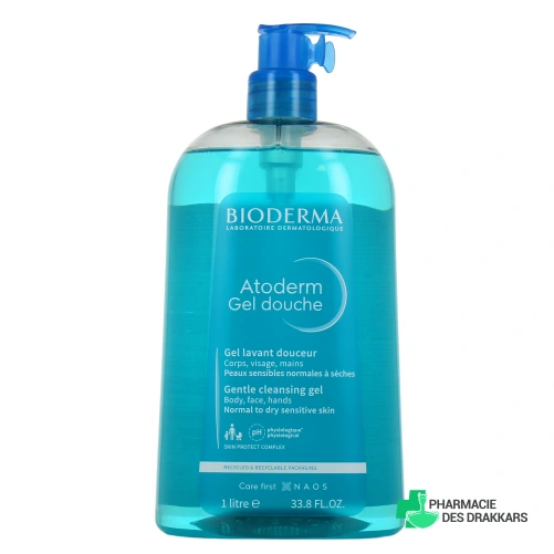 Bioderma Atoderm Gel Douche - Vue 360°