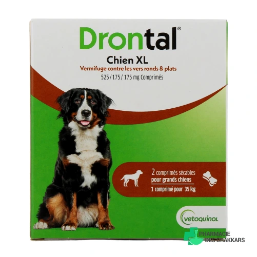 Drontal XL Vermifuge Chien Arôme Viande