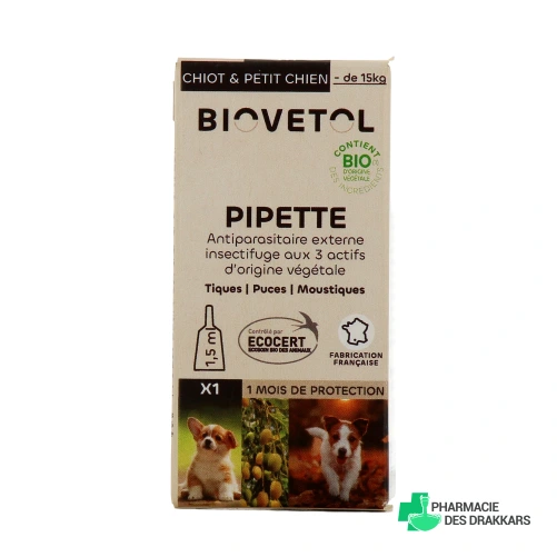 Biovetol Antiparasitaire Pipettes Chien