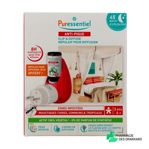 Puressentiel Diffuseur Clip & Diffuse