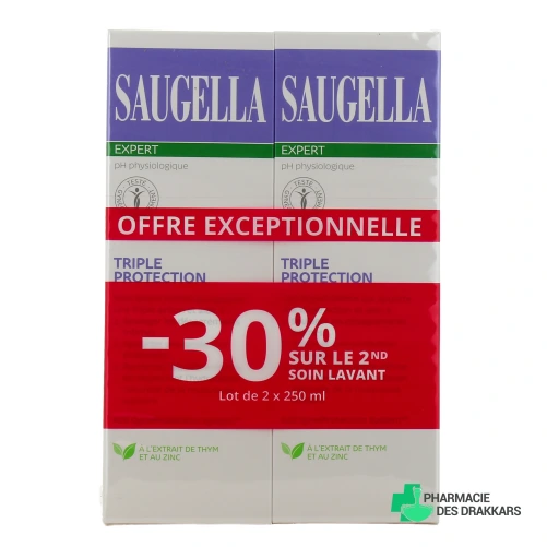 Saugella Expert Soin Lavant Intime Triple Protection