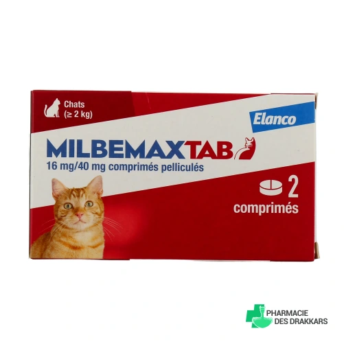 Milbemax Tab Vermifuge Chat