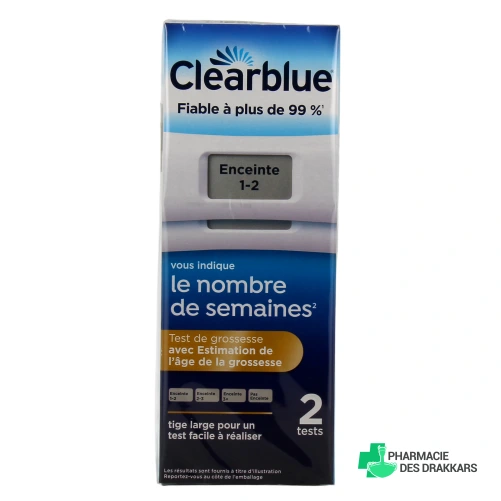 Clearblue Test De Grossesse Digital Estimation De l'Âge De Grossesse