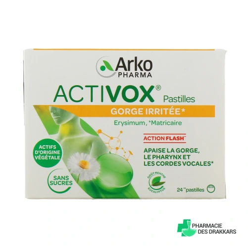 Activox Pastilles Menthe Eucalyptus