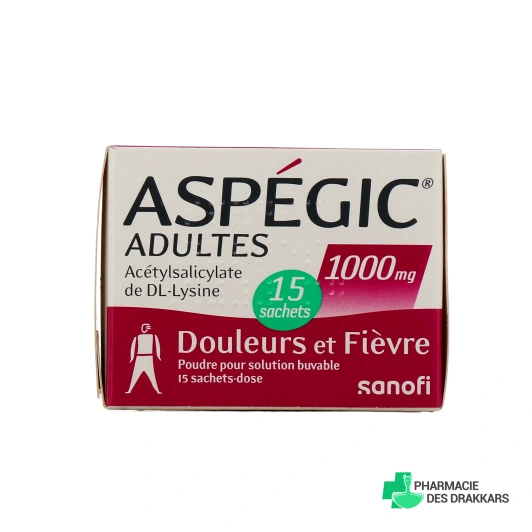 Aspégic Adulte 1000 mg
