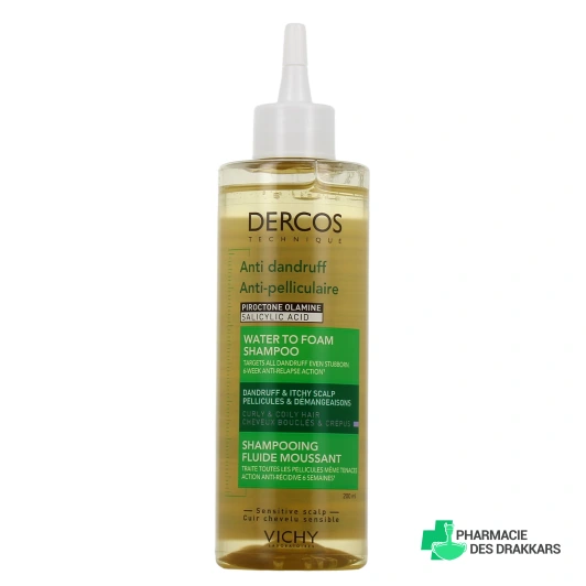 Dercos Shampooing Fluide Moussant Anti-Pelliculaire