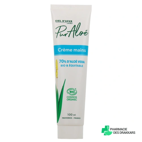 Pur Aloé Crème Mains Bio 70% Aloé Vera