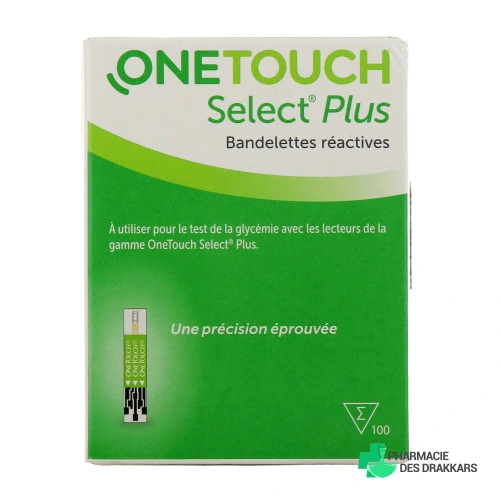 OneTouch Select Plus Bandelettes Réactives