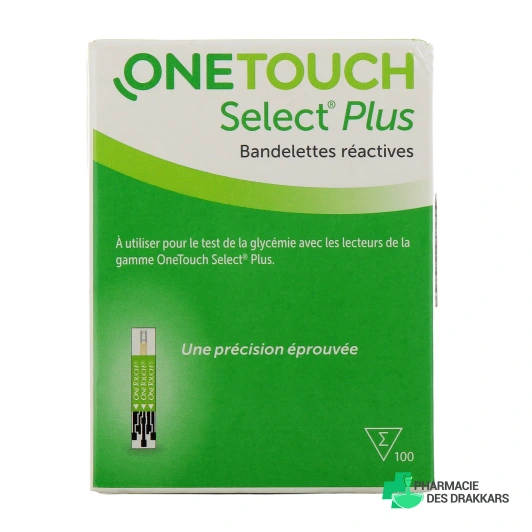 OneTouch Select Plus Bandelettes Réactives
