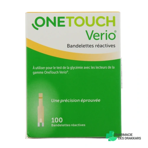 OneTouch Verio Bandelettes Réactives