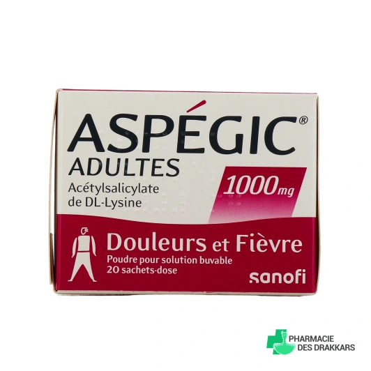 Aspégic Adulte 1000 mg