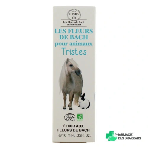 Les Fleurs de Bach pour Animaux Tristes