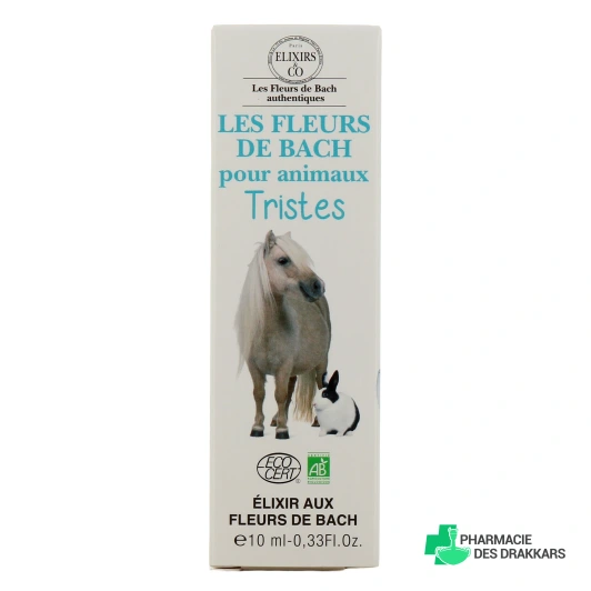 Les Fleurs de Bach pour Animaux Tristes
