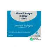 Gilbert Compresses d'alcool - Vue 360°