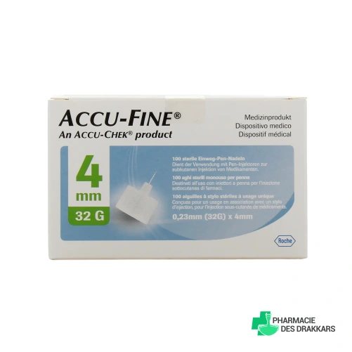 Accu-Chek Accu-Fine aiguilles stériles