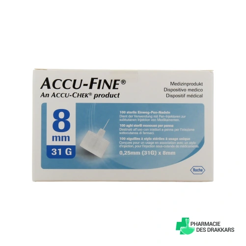 Accu-Chek Accu-Fine aiguilles stériles