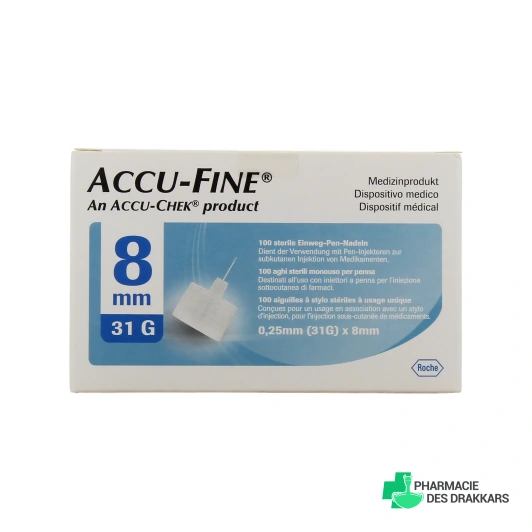 Accu-Chek Accu-Fine aiguilles stériles
