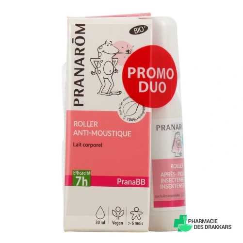 PranaBB Roller Anti-Moustique Lait Corporel Bio