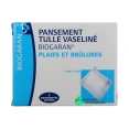 Biogaran Pansement Tulle Vaseliné