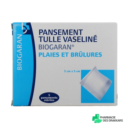 Biogaran Pansement Tulle Vaseliné