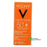 Vichy Capital Soleil Crème Onctueuse SPF 50+ - Vue 360°