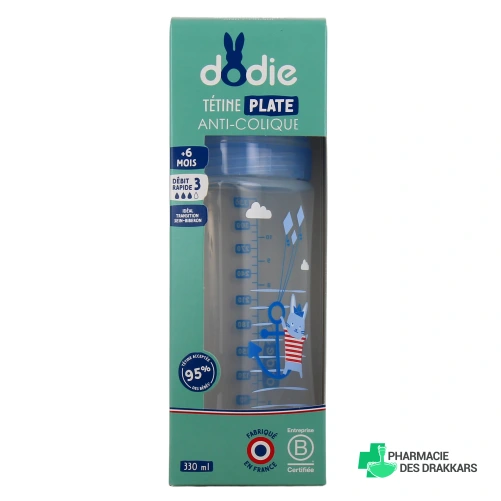 Dodie Biberon Tétine Plate Anti-Colique