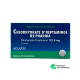 Chlorhydrate d'heptaminol 187,8 mg - Vue 360°