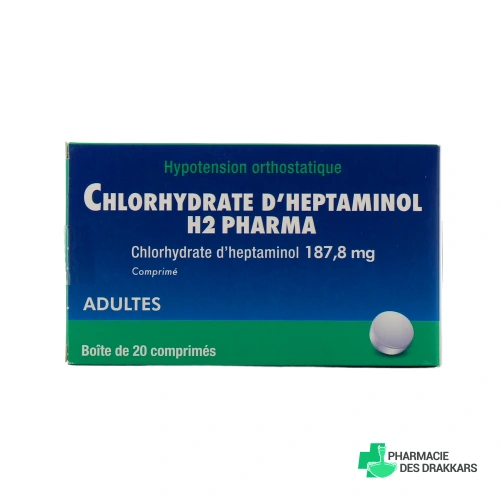 Chlorhydrate d'heptaminol 187,8 mg