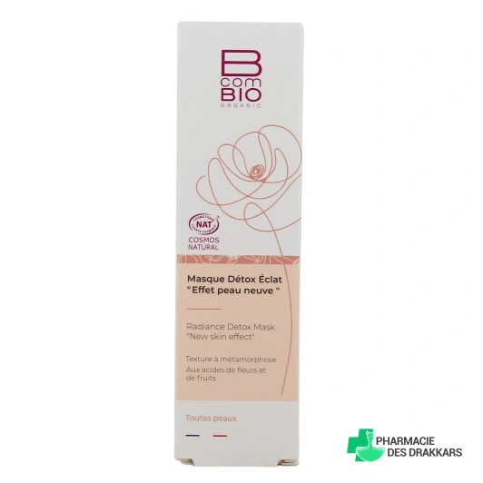 B Com Bio Masque Détoxifiant "Effet Peau Neuve"