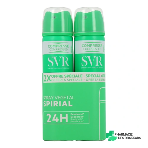 SVR Spirial Spray Végétal Déodorant Anti-Humidité 48h