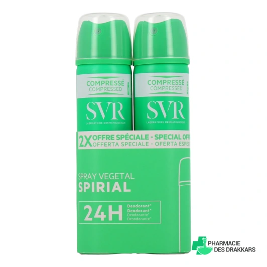 SVR Spirial Spray Végétal Déodorant Anti-Humidité 48h