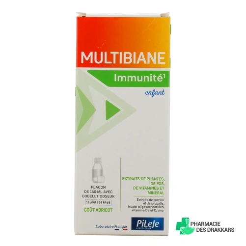 Pileje Multibiane Immunité Enfant Propolis Sureau